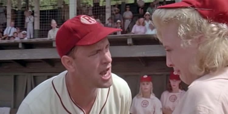 Tom Hanks: "There's No Crying In Baseball"{