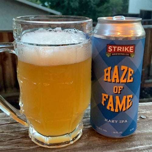 Haze of Fame IPA by Strike Brewing