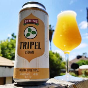 Winning the Tripel Crown, a baseball beer by Strike Brewing