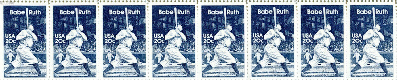 Babe Ruth, 1983 U.S. Postage Stamp header