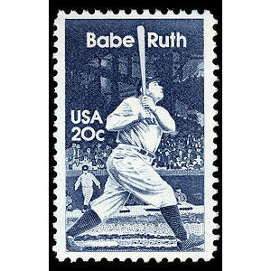 Babe Ruth, 1983 U.S. Postage Stamp – 20¢