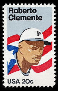 Roberto Clemente, 1984 U.S. Postage Stamp – 20¢