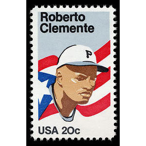 Roberto Clemente, 1984 U.S. Postage Stamp – 20¢