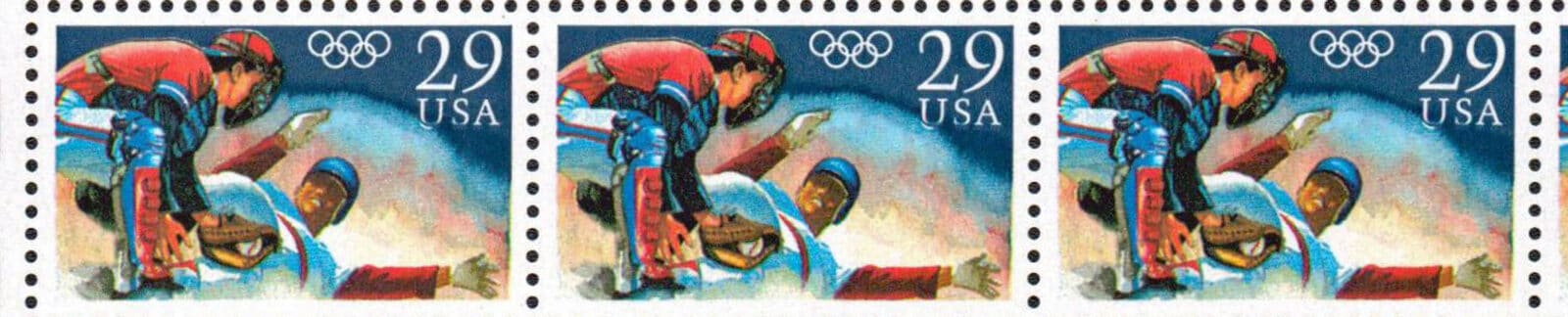 Baseball, 1992 Olympic Summer Games, U.S. Postage Stamp header
