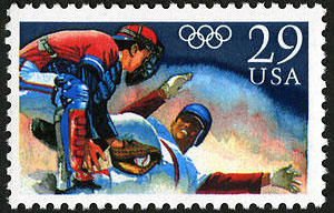 Baseball, 1992 Olympic Summer Games, U.S. Postage Stamp – 29¢