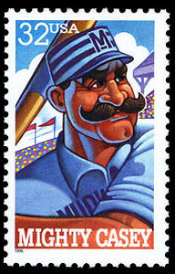 Mighty Casey, Folk Heroes, U.S. Postage Stamp – 32¢