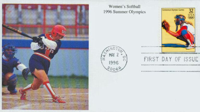 Women's Softball, 1996 Summer Olympics, U.S. Postage Stamp FDC
