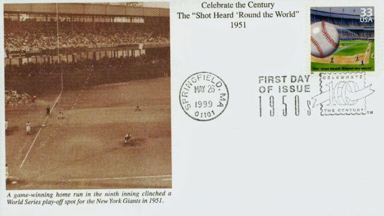 The Shot Heard Round the World, Celebrate the Century U.S. Postage Stamp FDC