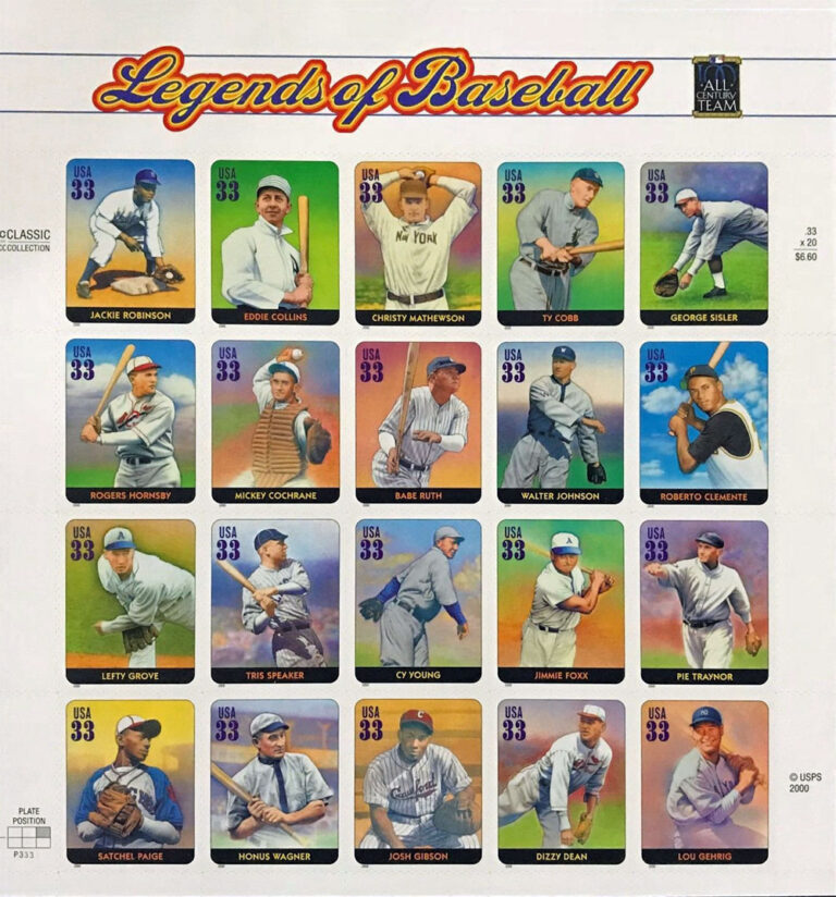 Baseball U.S. Postage Stamps - Baseball Life