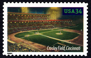Crosley Field, Legendary Playing Fields, U.S. Postage Stamp – 34¢