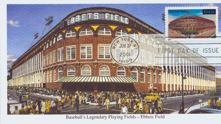 Ebbets Field, Legendary Playing Fields, U.S. Postage Stamp FDC