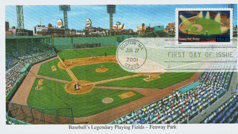 Fenway Park, Legendary Playing Fields, U.S. Postage Stamp FDC