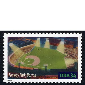 Fenway Park, Legendary Playing Fields, U.S. Postage Stamp – 34¢