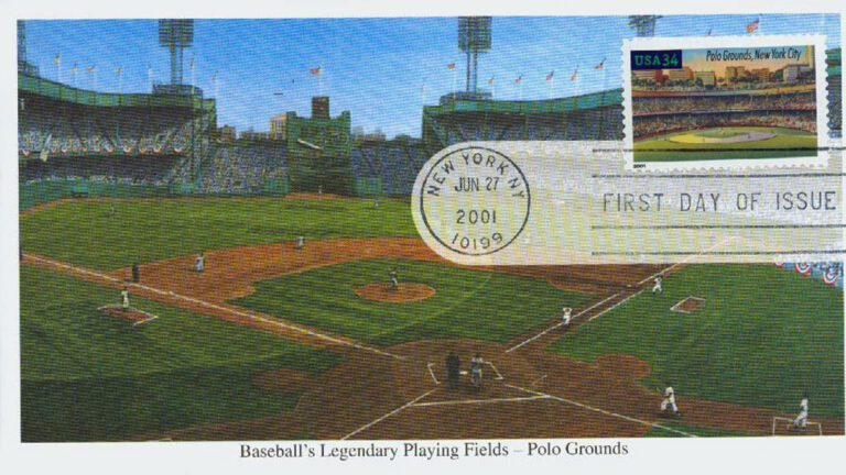 Polo Grounds, Legendary Playing Fields, U.S. Postage Stamp FDC