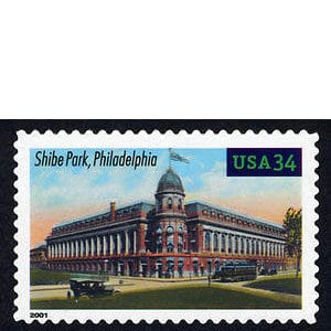 Shibe Park, Legendary Playing Fields, U.S. Postage Stamp – 34¢