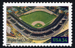 Wrigley Field, Legendary Playing Fields, U.S. Postage Stamp – 34¢