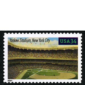 Yankee Stadium, Legendary Playing Fields, U.S. Postage Stamp – 34¢
