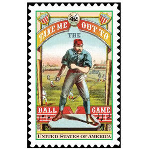 Take Me Out To The Ballgame, U.S. Postage Stamp – 42¢