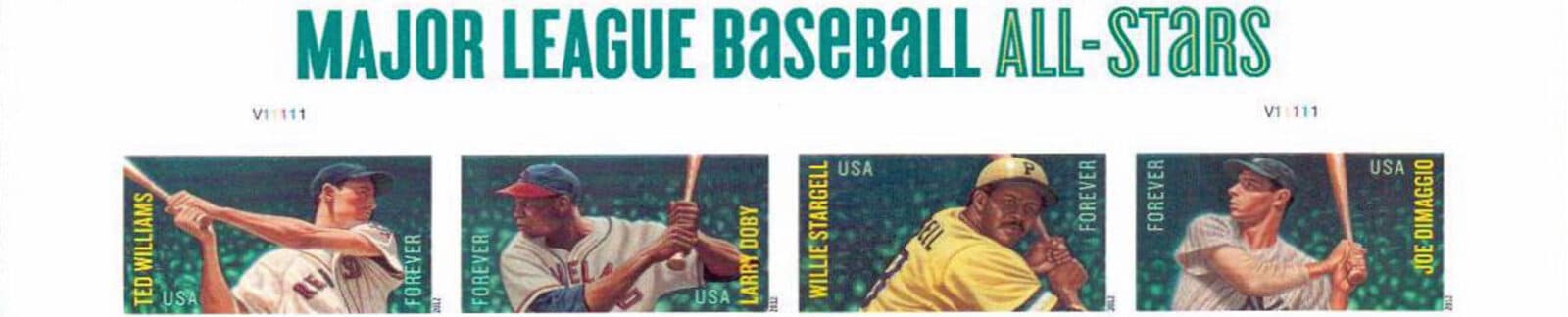 2012 Major League Baseball All-Stars U.S. Postage Stamps header
