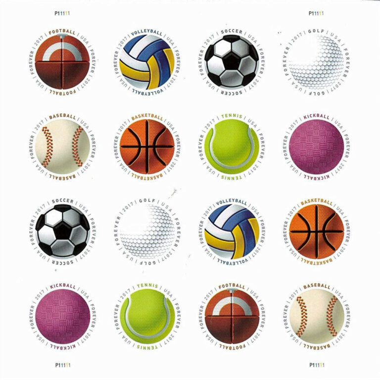 Have a Ball, U.S. Postage Stamps Sheet