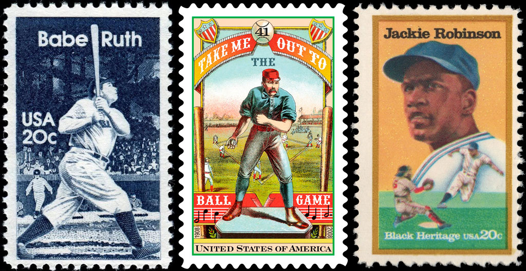 Baseball U.S. Postage Stamps