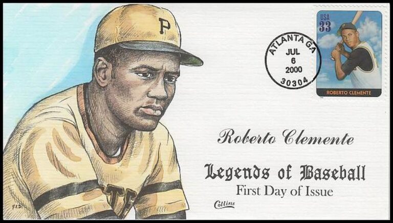 Roberto Clemente, Legends of Baseball FDC