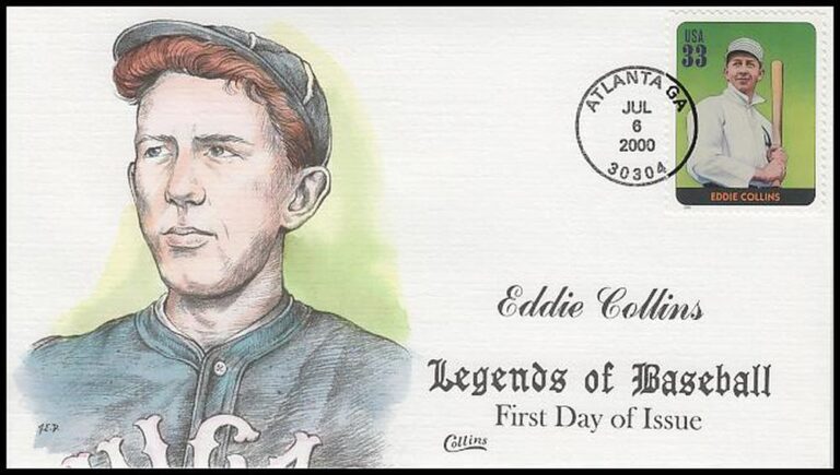 Eddie Collins, Legends of Baseball FDC