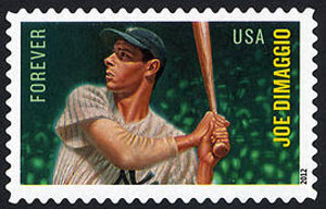 Joe Dimaggio, U.S. Postage Stamp – Forever