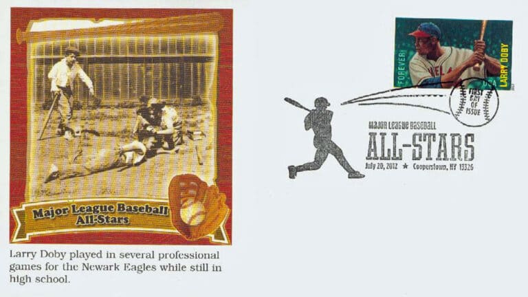 Larry Doby, U.S. Postage Stamp FDC