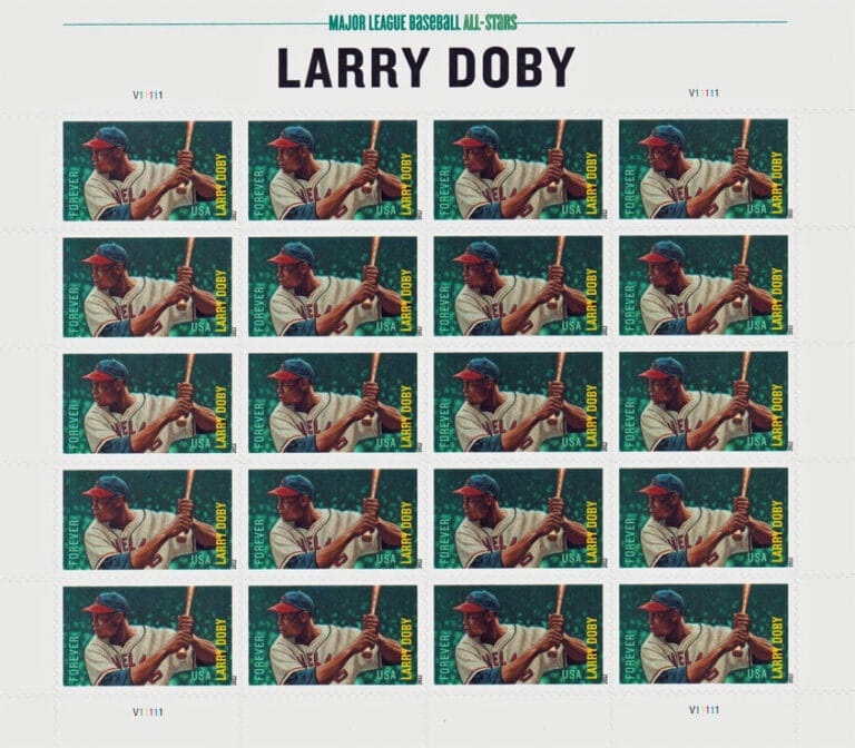 Larry Doby, U.S. Postage Stamp Sheet