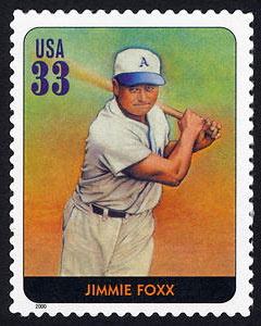 Jimmie Foxx, Legends of Baseball U.S. Postage Stamp – 33¢
