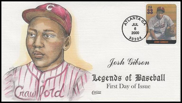 Josh Gibson, Legends of Baseball FDC