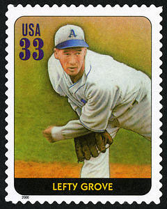 Lefty Grove, Legends of Baseball U.S. Postage Stamp – 33¢