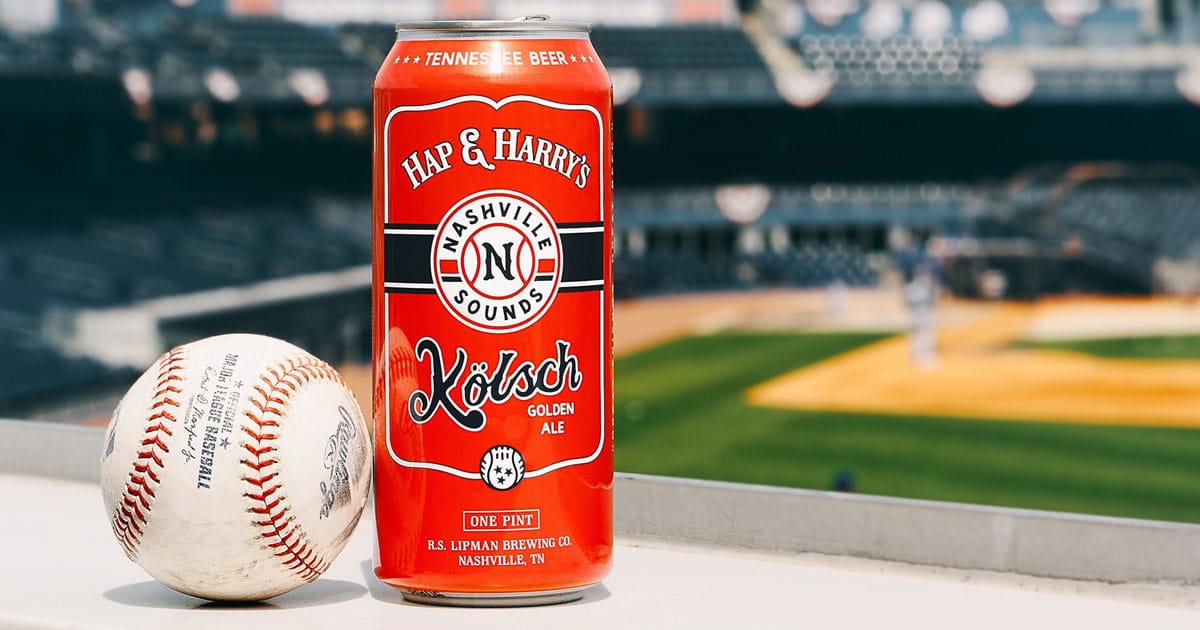 Nashville Sounds Kolsch - Hap & Harry's Tennessee Beer - Baseball Life