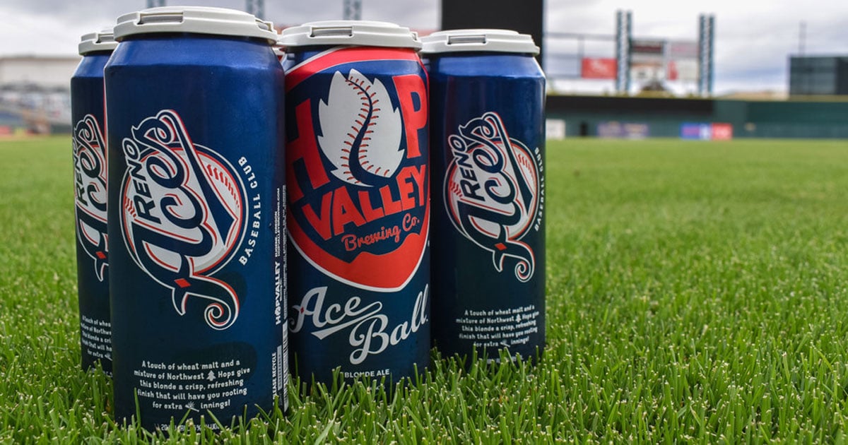 AceBall Blonde Ale - Hop Valley Brewing Co. - Baseball Life