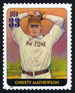 Christy Mathewson, Legends of Baseball U.S. Postage Stamp – 33¢