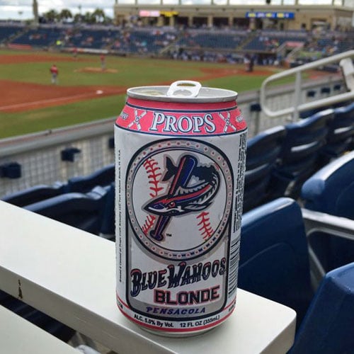 Blue Wahoos soaking in the local love