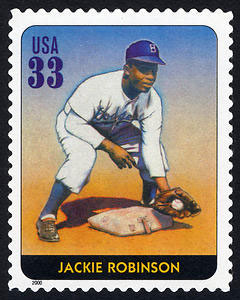 Jackie Robinson, Legends of Baseball U.S. Postage Stamp – 33¢