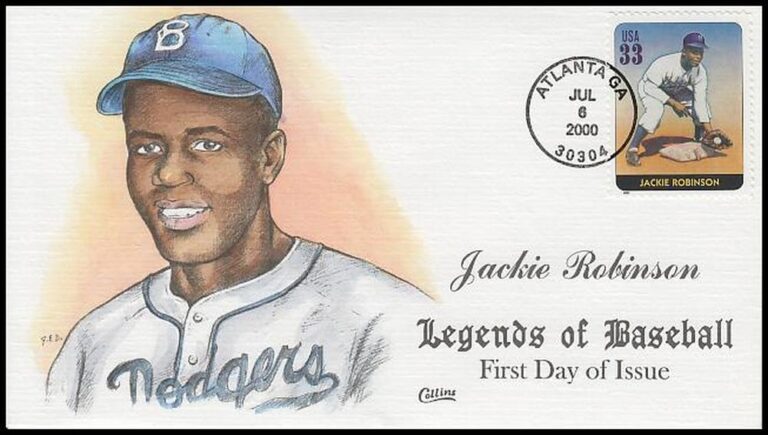 Jackie Robinson, Legends of Baseball FDC