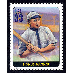 Honus Wagner, Legends of Baseball U.S. Postage Stamp – 33¢