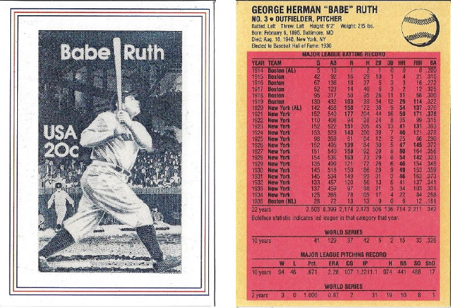 As I looked at his career stats, I saw that in 1924 Babe Ruth led