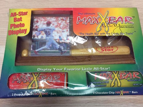 Mark McGwire – Max X Bar Peanut Butter & Chocolate Chip Bars