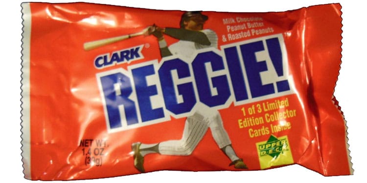 Reggie Jackson – Reggie! Chocolate Bar by Clark