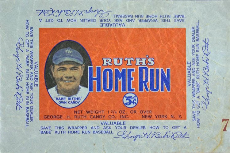 Ruth's Home Run by George H. Ruth Candy Co.