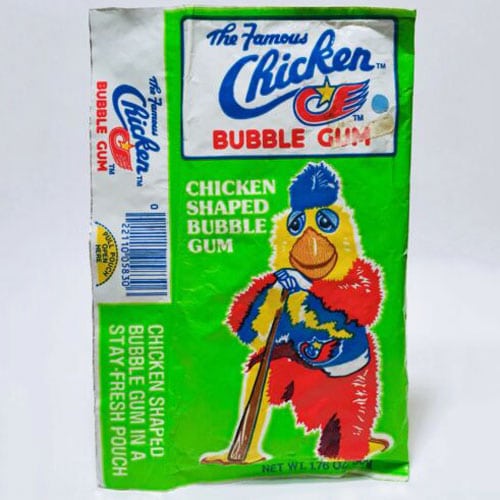 The Famous Chicken Bubble Gum – San Diego Padres Mascot