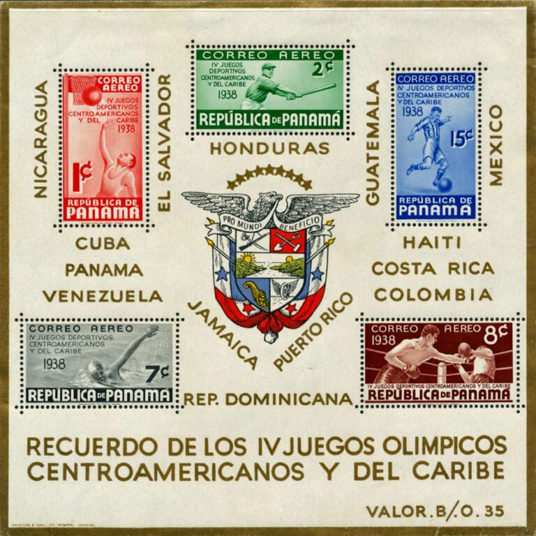 1938 Central American and Caribbean Games Stamps