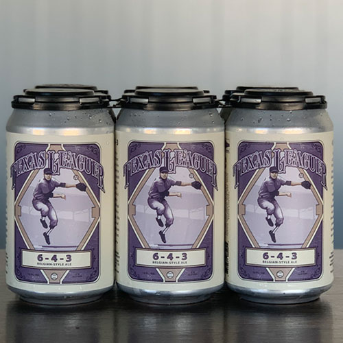 6-4-3 Belgian Style Ale Cans - Texas Leaguer Brewing