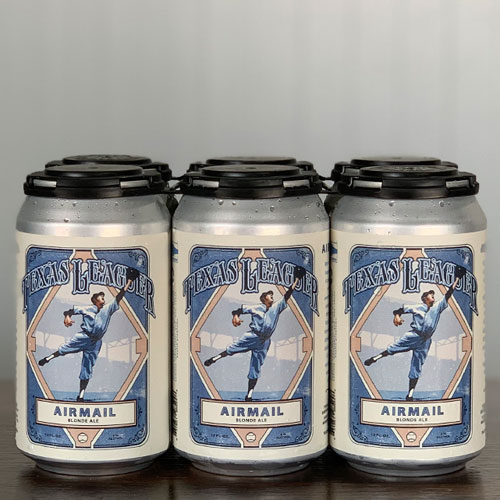 Airmail Blonde Ale Cans - Texas Leaguer Brewing