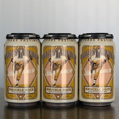 Knockle Bock Cans - Texas Leaguer Brewing