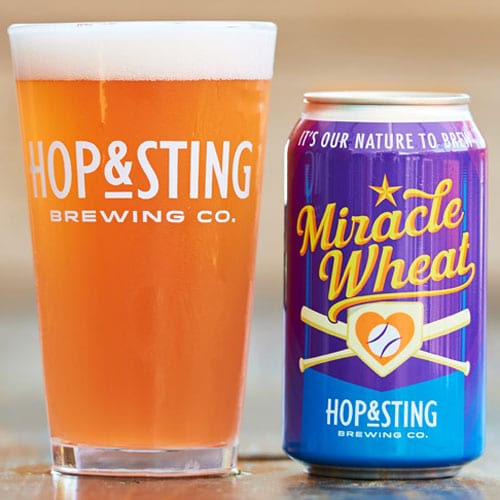 Miracle Wheat Beer by Hop & Sting Brewing